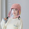 【防飞沫面罩帽】雷锋帽女秋冬季保暖帽灯芯绒加厚滑雪防寒面罩 商品缩略图0