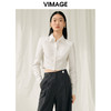 VIMAGE纬漫纪春季新款通勤显瘦百搭短上衣衬衣V1909503 商品缩略图0