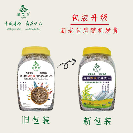 藏之娇青稞燕麦营养麦片1kg 商品图2