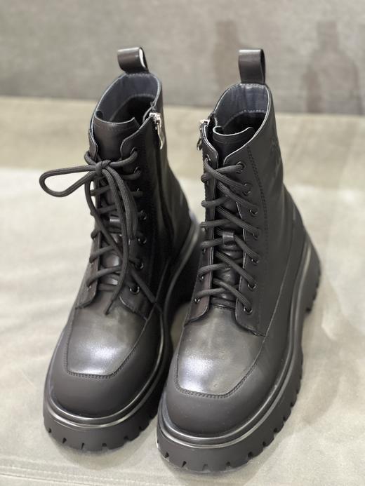 IUIU SECOND 2022新款百搭圆头帅气马丁靴U22DS44731 商品图4