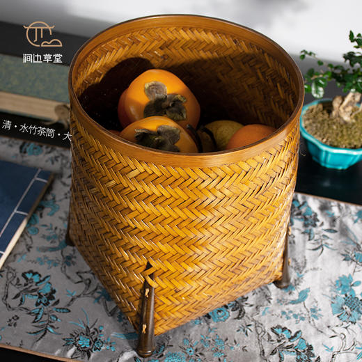 清·水竹茶筒 商品图5