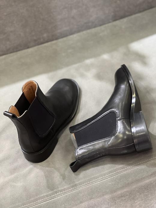 IUIU SECOND 2022新款百搭圆头低跟切尔西短靴U22DS44721 商品图5