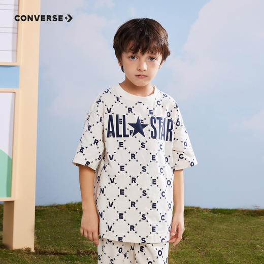 CONVERSE 春 大童 小童 短袖T恤 CNVN-TE-D544 商品图0