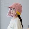 【防飞沫面罩帽】雷锋帽女秋冬季保暖帽灯芯绒加厚滑雪防寒面罩 商品缩略图7