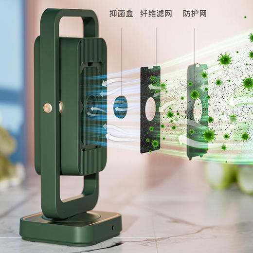 OGNAL奥戈那双核循环暖风机GLC2000E，取暖器家用节能电暖气小型省电办公室电热暖器 商品图4