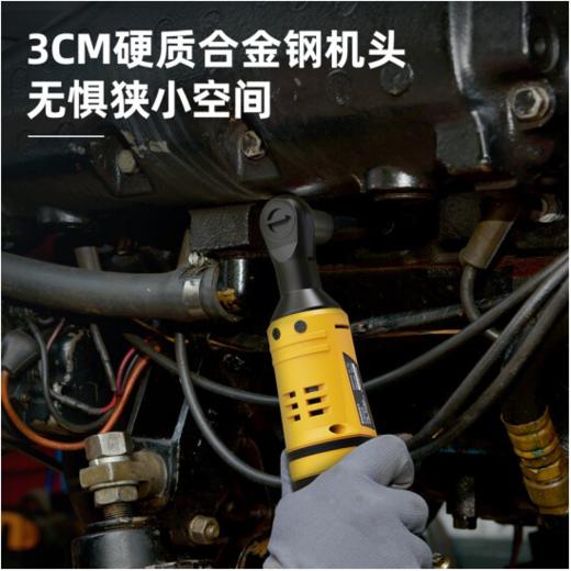 得力锂电棘轮扳手(黄) 商品图2