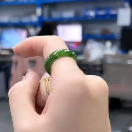 碧玉戒指-指环 商品图0
