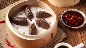  黑全麦麦穗饺子 ——黑金黑全麦粉