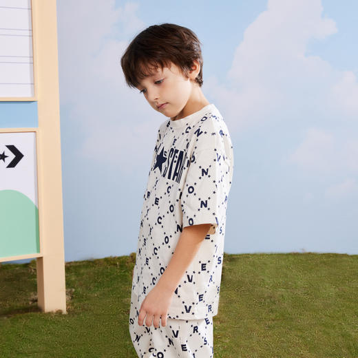 CONVERSE 春 大童 小童 短袖T恤 CNVN-TE-D544 商品图1
