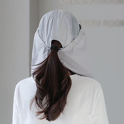 【防飞沫面罩帽】春夏全方位防晒帽 防紫外线面罩男女户外骑车 商品图7