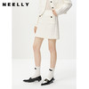 NEELLY纳俪商场同款高腰小香风半身裙女百搭时尚A字裙短裙韩版N23012E01040 商品缩略图2