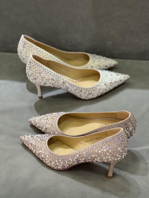 IUIU SECOND 2022新款时尚尖头闪闪高跟晚宴鞋U22AE11371 商品图5