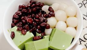 抹茶奶冻抱抱碗——易小焙水磨糯米粉&抹茶粉