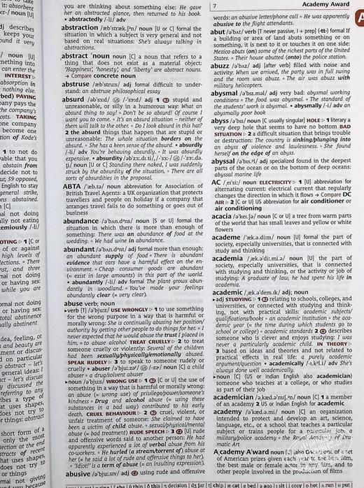 【中商原版】Cambridge Advanced Learners Dictionary 剑桥高阶词典 英文原版 雅思考试 六级考试 英语专八考试 商品图7