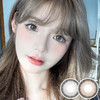 Claire Color / 奶灰冻冻/奶棕冻冻 / 美瞳年抛 / 2片入 / 14.5mm / 明显扩瞳融瞳黑边混血 商品缩略图1
