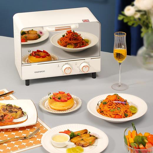 韩国DAEWOO大宇烤箱家用宿舍小型台式一体式烤箱电烤箱 DY-KX01 10L 商品图3