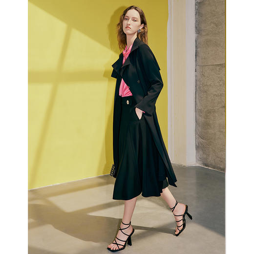 EITIE爱特爱春季新款工装风长款风衣7304007 商品图1