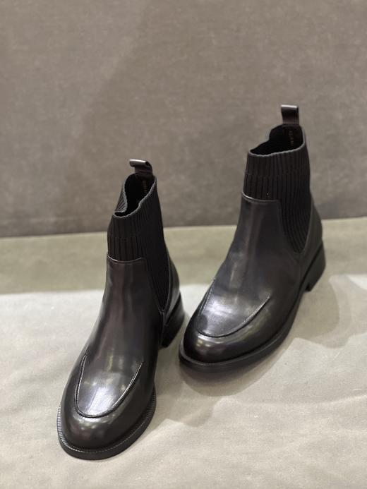 IUIU SECOND 新款时尚一脚蹬切尔西靴瘦瘦靴弹力靴U21DS44171 商品图2