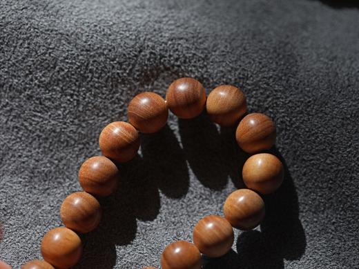 【青山特惠】1.0cm*19颗正区黑肉老山檀手串 L29 商品图5