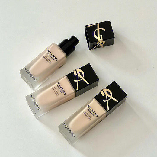 YSL圣罗兰新款ALL Hours恒久无暇持妆遮瑕轻薄粉底液25ml 商品图1