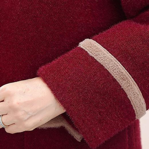 TZW-AA2471中老年人冬装女仿水貂外套 商品图4