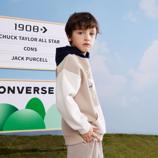 CONVERSE 春 大童 小童 婴童 卫衣 CNVN-PO-D539 商品图2
