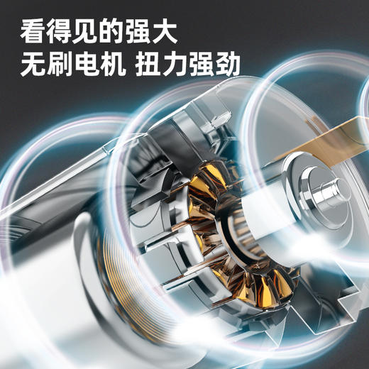 得力DL6541无刷锂电扳手(20V/340N.m/5000mAh双电) 商品图2