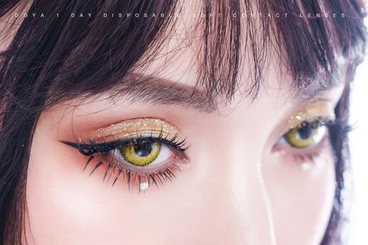 Doya日抛--异色黄（由于cos片花纹特殊性，遮瞳率较高，不能接受勿拍哦） 商品图3