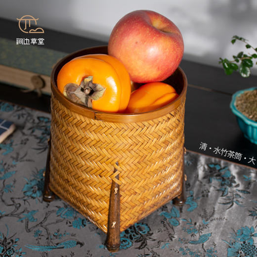 清·水竹茶筒 商品图4