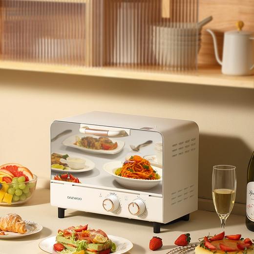 韩国DAEWOO大宇烤箱家用宿舍小型台式一体式烤箱电烤箱 DY-KX01 10L 商品图1