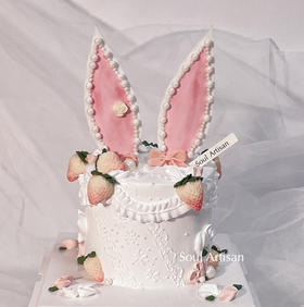 优雅兔子蛋糕