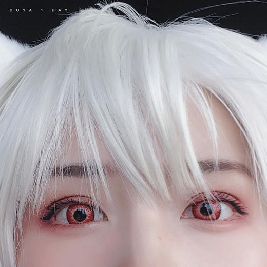 Doya日抛--异色红（由于cos片花纹特殊性，遮瞳率较高，不能接受勿拍哦） 商品图3