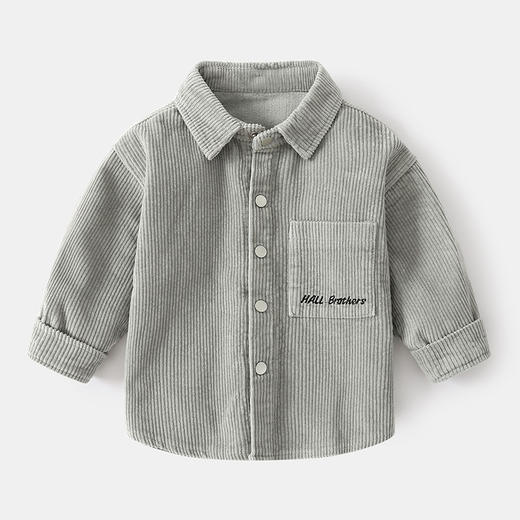 裁缝学苑TQ75长袖衬衫纸样儿童童装灯芯绒上衣外套打版衣服样板图 商品图3