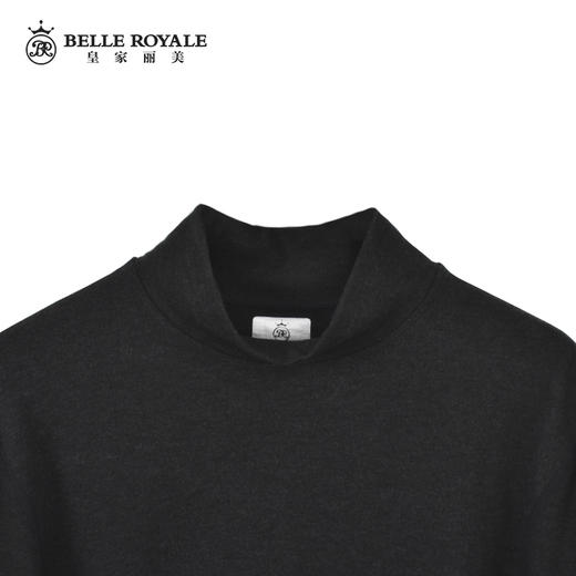 【秒杀品，不退不换！】皇家丽美半高领长袖t恤男士秋冬保暖打底衫中领BNN8073 商品图3