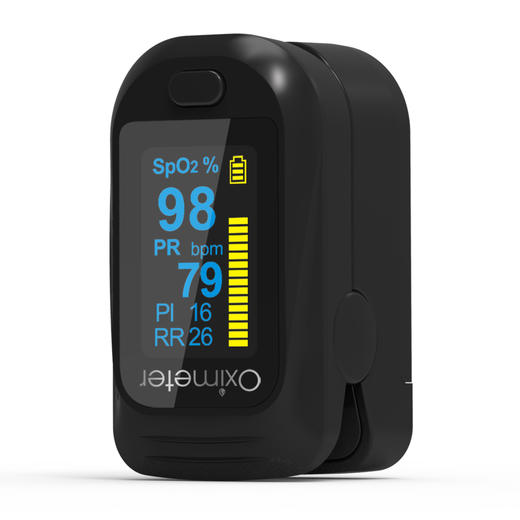 【爆单~库存拍到就发货】脉搏血氧检测仪JZ-133R黑白两色随机 操作简单 10秒读数 商品图5