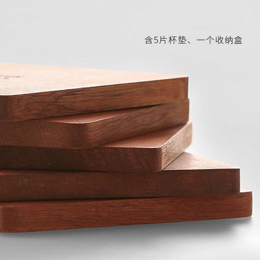 达乐丰隔热垫实木锅垫厨房家用防烫耐热杯垫卡通款 商品图4