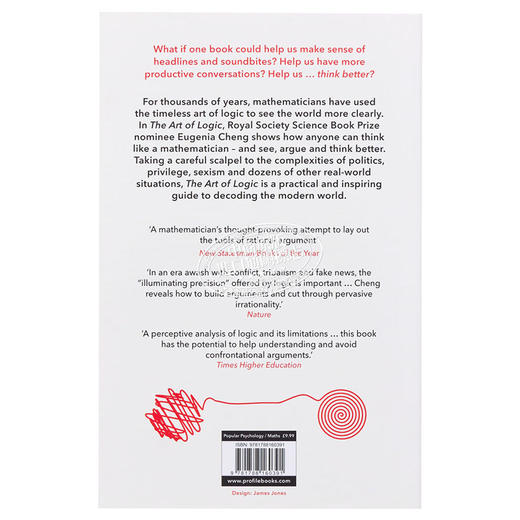 【中商原版】The Art of Logic 英文原版 逻辑的艺术 Eugenia Cheng 商品图1