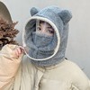 【防飞沫面罩帽】帽子女冬季保暖女款骑车防风防护面罩 商品缩略图1