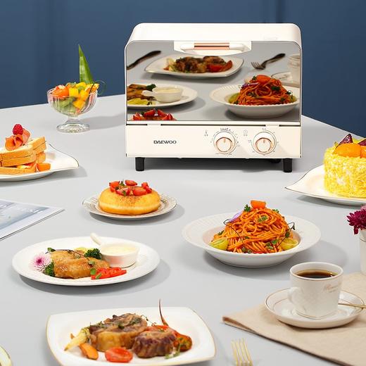 韩国DAEWOO大宇烤箱家用宿舍小型台式一体式烤箱电烤箱 DY-KX01 10L 商品图2