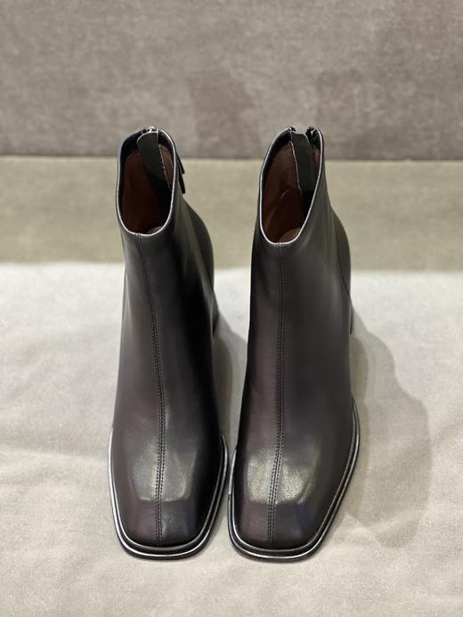 IUIU SECOND 新款法式方头后拉链切尔西短靴U21DS44521 商品图3