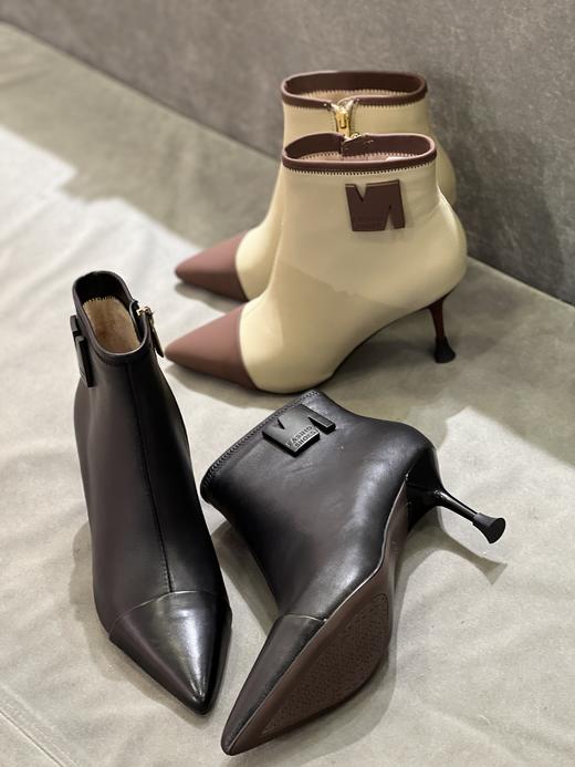 IUIU SECOND 2022新款法式气质尖头高跟短靴踝靴U22DS44921 商品图5