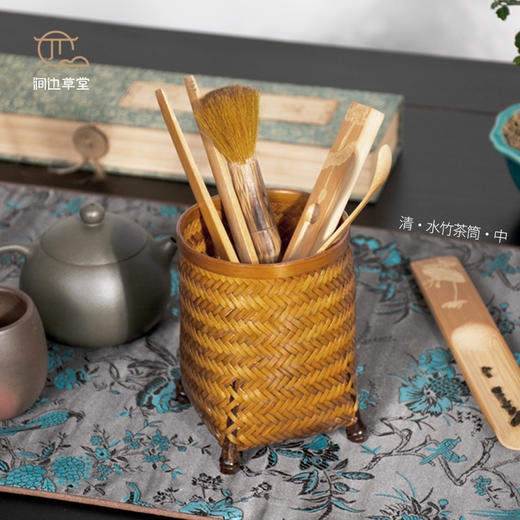 清·水竹茶筒 商品图3