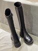 IUIU SECOND 新款简约圆头低跟侧拉链长筒靴U21DQ43638 商品缩略图4