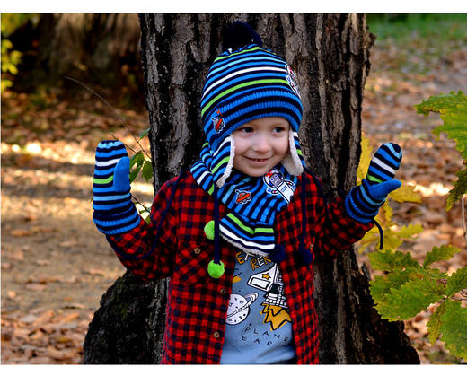 【新年礼-包邮到家|FL0218毛线手套】如风生活特惠 商品图1