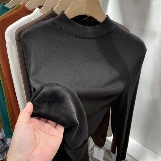 亲肤婴儿绒一体绒加绒加厚打底衫 商品图2