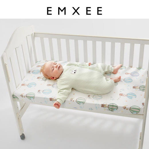 【宝宝安睡】嫚熙婴儿床床笠冬季宝宝隔尿床单新生儿床品幼儿园床垫套儿童床罩 商品图2