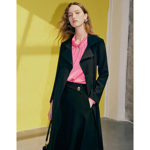 EITIE爱特爱春季新款工装风长款风衣7304007 商品图3