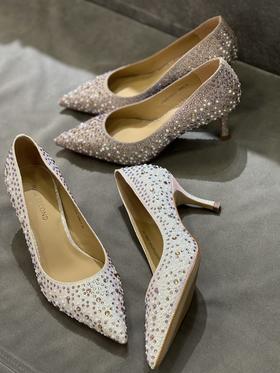 IUIU SECOND 2022新款时尚尖头闪闪高跟晚宴鞋U22AE11371