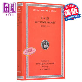 【中商原版】奥维德 变形记 卷一 共二卷 Metamorphoses Volume I Books 1-8 英文原版 Ovid