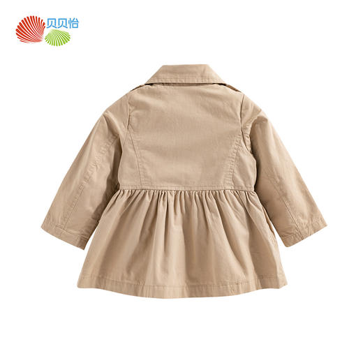 【商场同款】迪士尼童装女童风衣春秋季中大童女孩宝宝法式优雅中长款外套213DS0325 商品图5